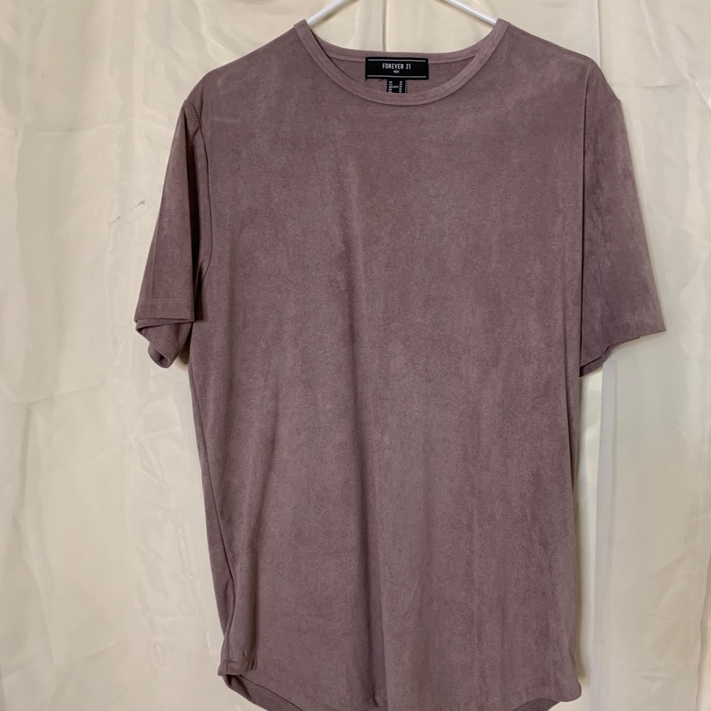 Men's suede shirt